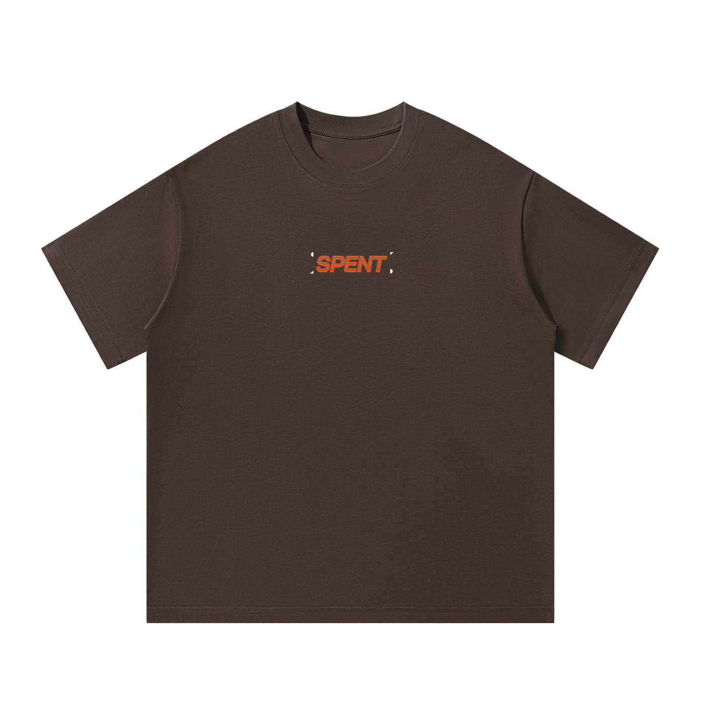 Brown Grid Tee